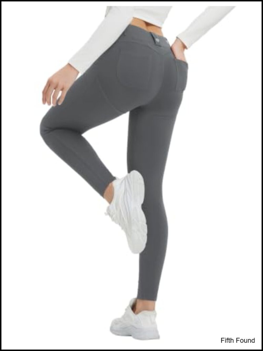 Fleece Lined Leggings 4 Pockets Thermal Winter Insulated Petite Pants